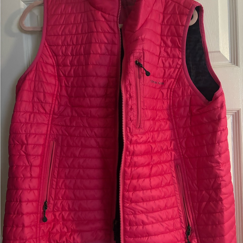 Vineyard Vines Bright Pink Puffer Vest
